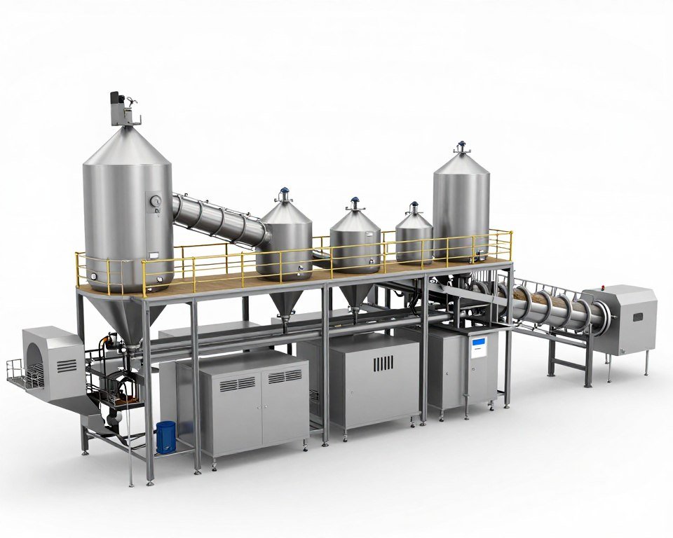 3 ton per hour feed production line layout