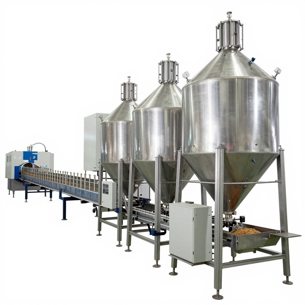 Complete feed pellet production line