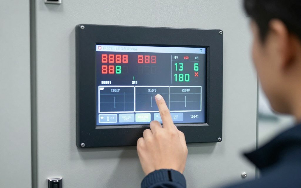 MAIKONG pellet machine control panel interface