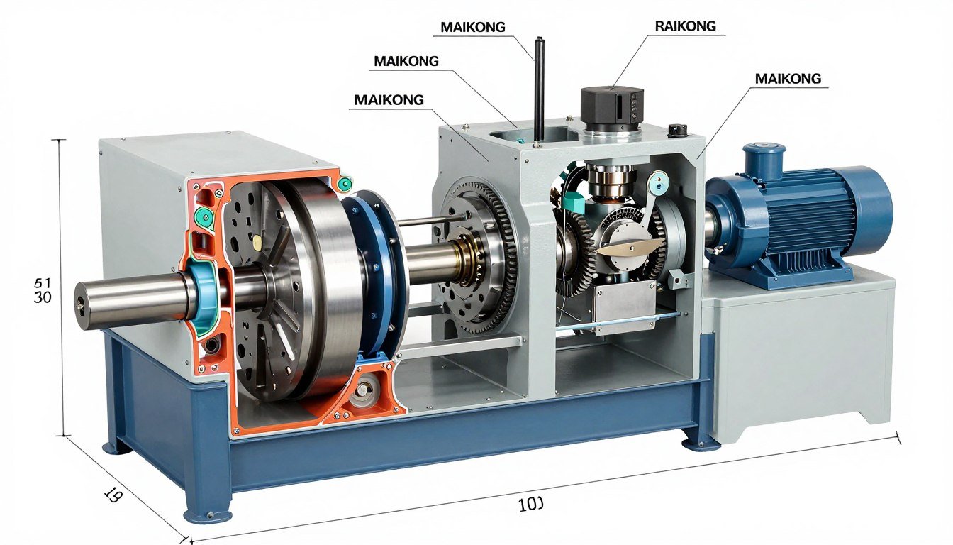MAIKONG pellet machine technical components diagram