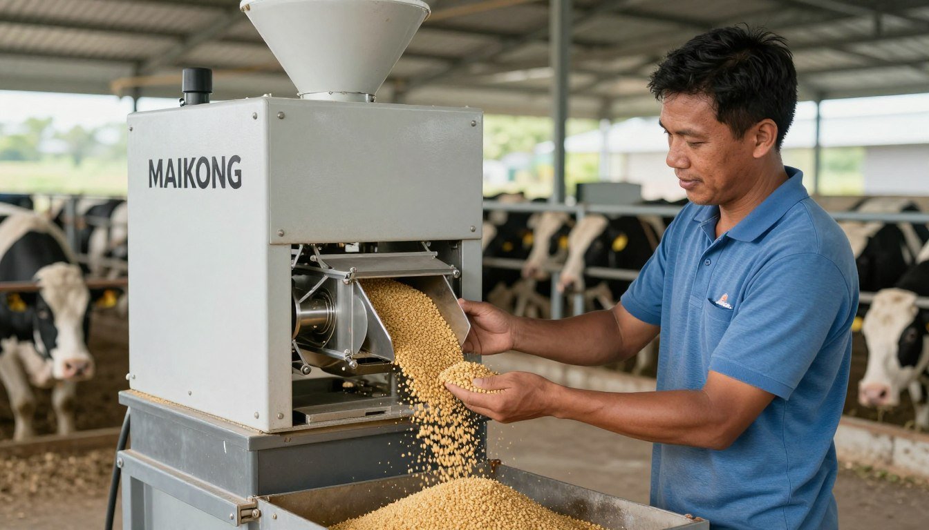 Successful Philippine farm using MAIKONG pellet machine