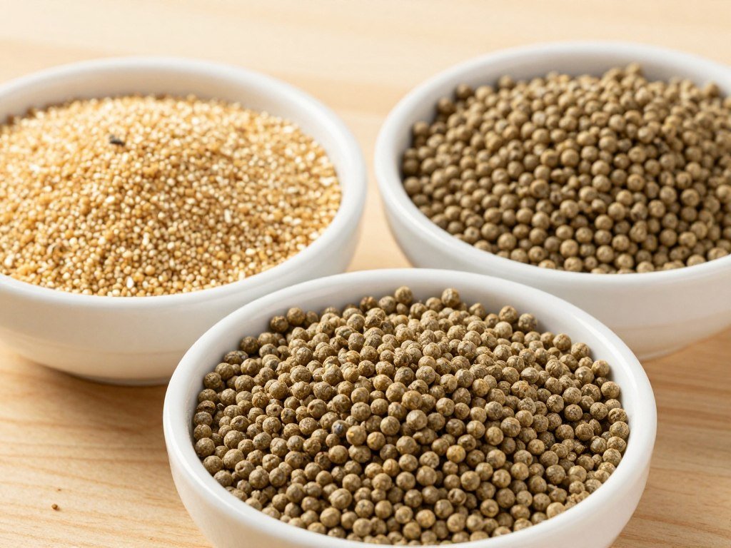 chicken feed pellets in different sizes