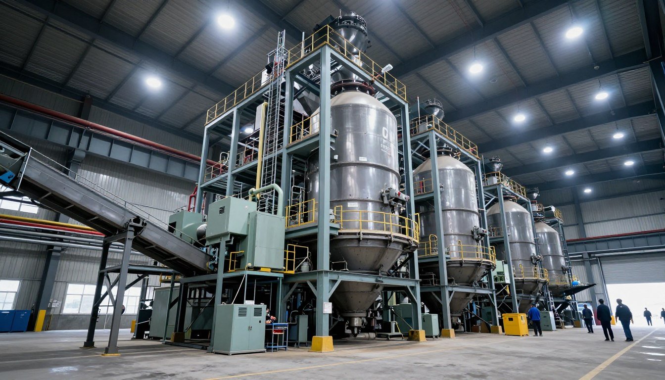 large capacity SZLH768 pellet machine in industrial facility