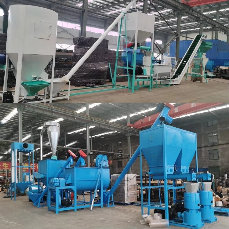 Modern Feed Production Line facility in Philippines showing complete manufacturing setup