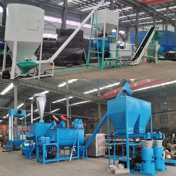 Small 200kg per hour fish feed production line