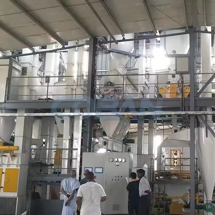 MAIKONG animal feed production line MK-006 complete manufacturing system in modern feed mill facility