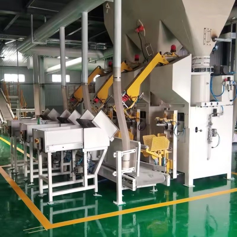 complete MAIKONG pellet machine production line in factory