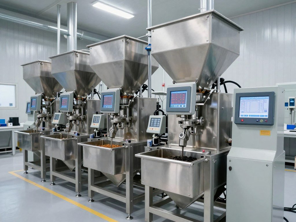 Automated batching system for feed ingredients