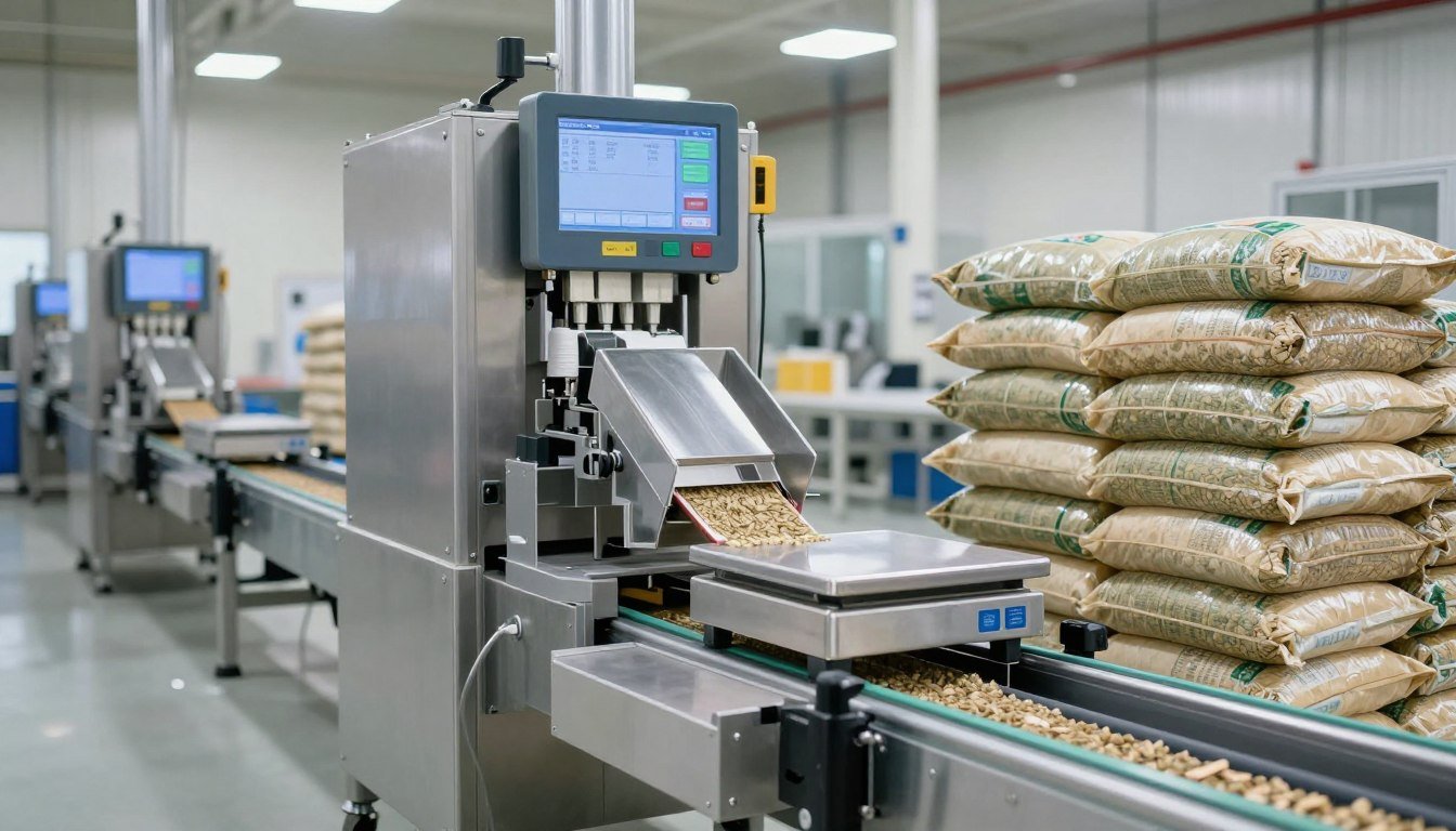Automated feed bagging and packaging system
