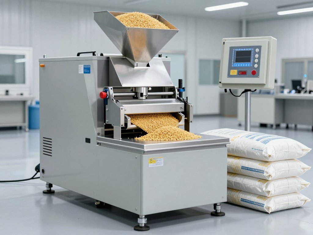 Automatic bagging and weighing scale