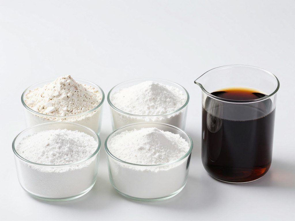 Binding agents and feed additives including bentonite and molasses