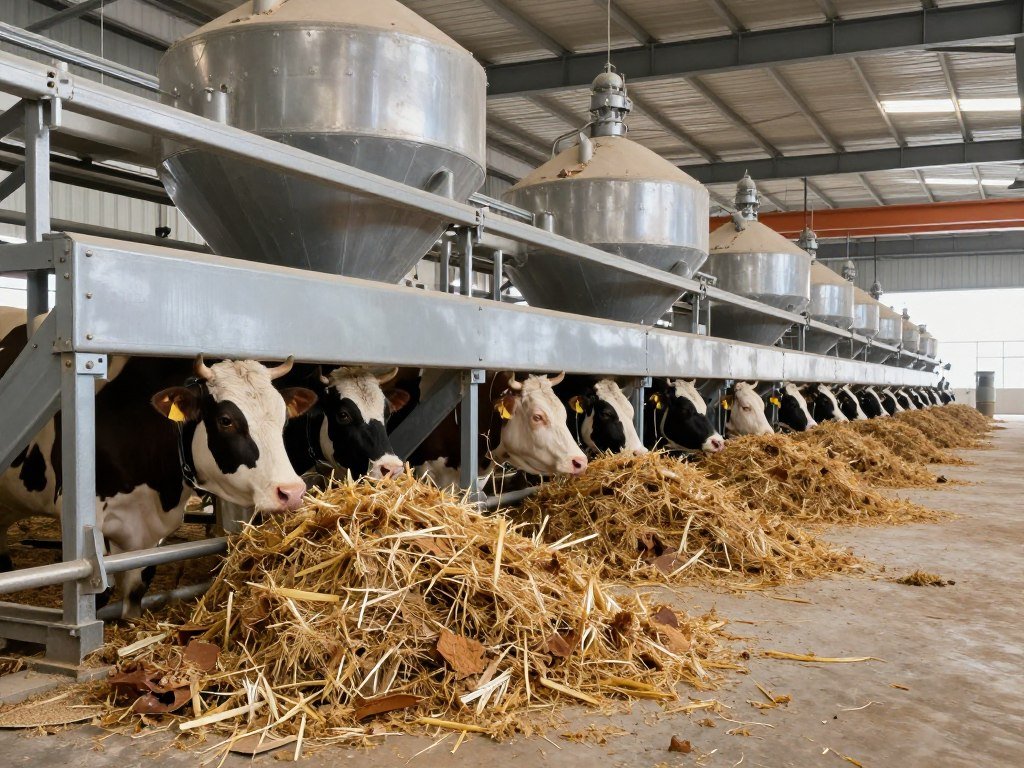 Cattle feed production equipment