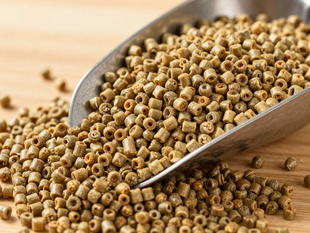 Chicken feed pellets produced by MAIKONG machine
