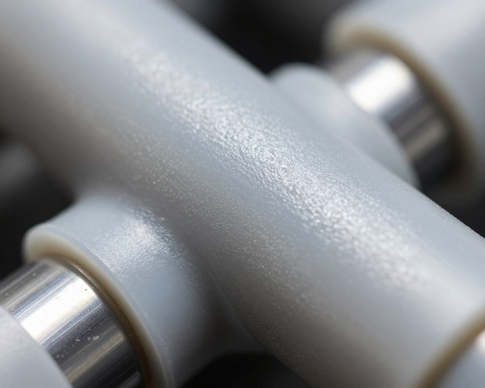 Close-up of ABS material construction showing quality and durability