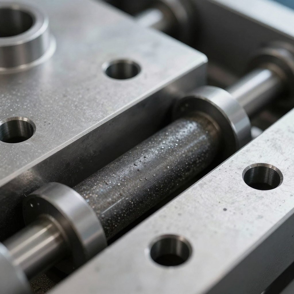 Close-up of MAIKONG pellet machine flat die system