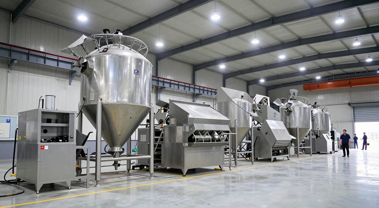 Complete MAIKONG feed production line layout