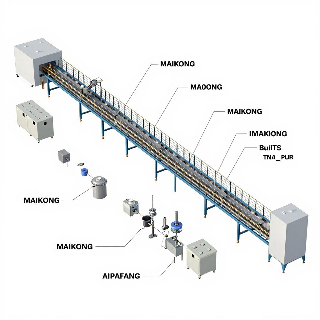Complete poultry feed production system layout