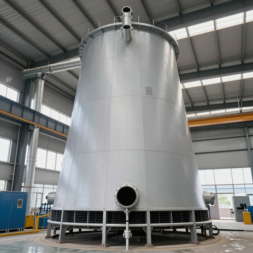 Counterflow cooler reducing aqua feed temperature