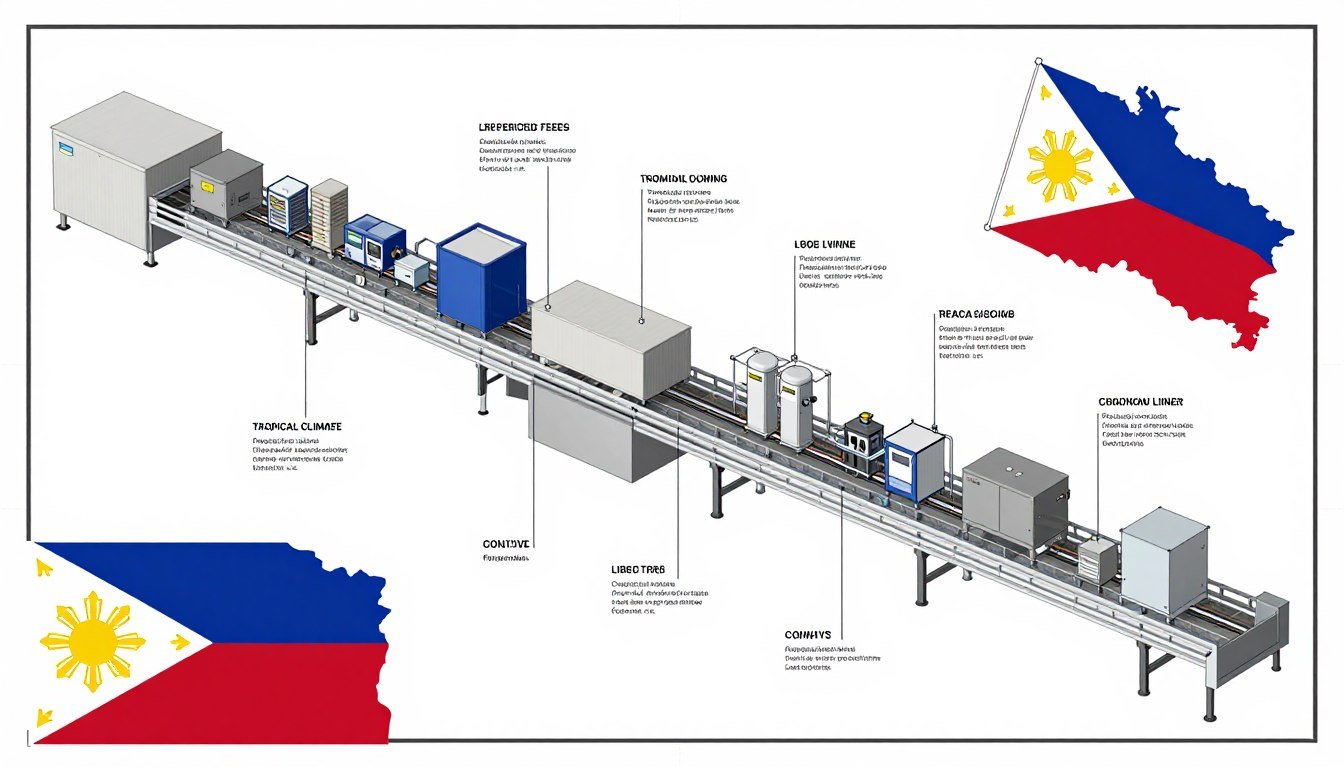 Custom aqua feed production line designed for Philippine specifications