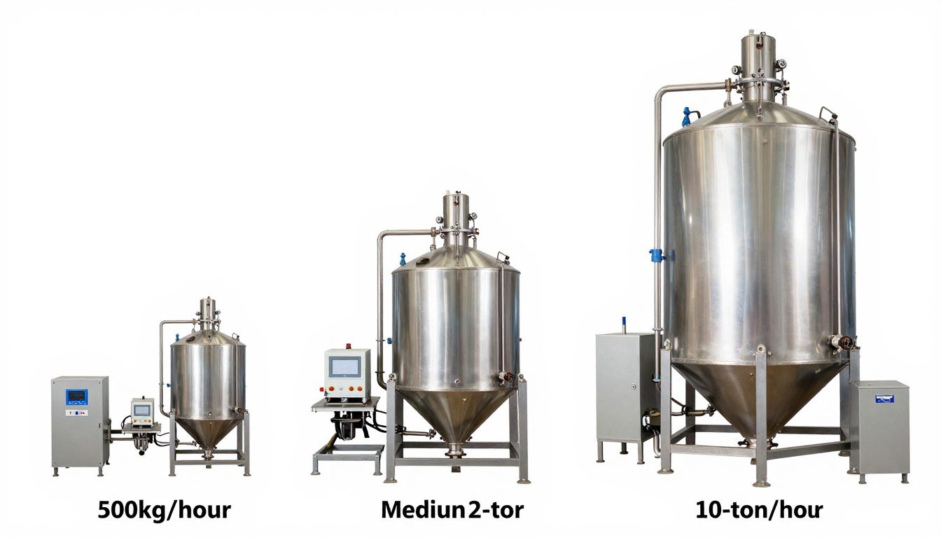 Different scale aqua feed production lines from small to industrial capacity