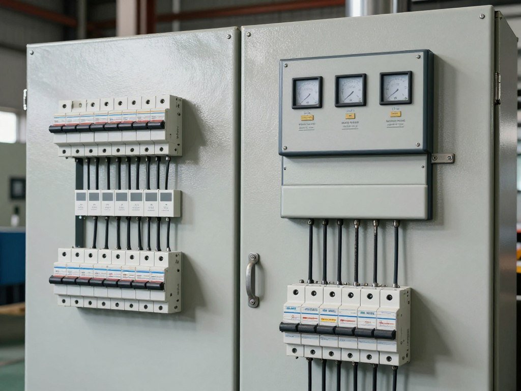 Electrical control panel for feed production line Electrical control panel for feed production line
