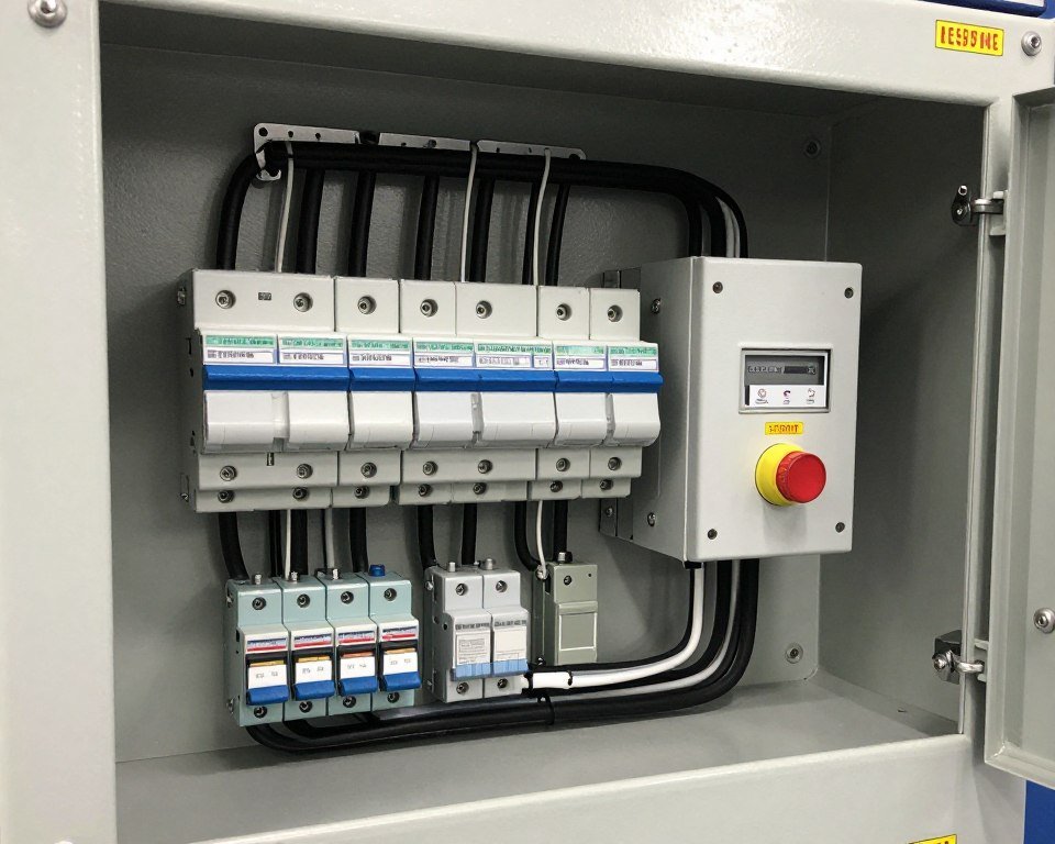 Electrical control panel of MAIKONG pellet machine