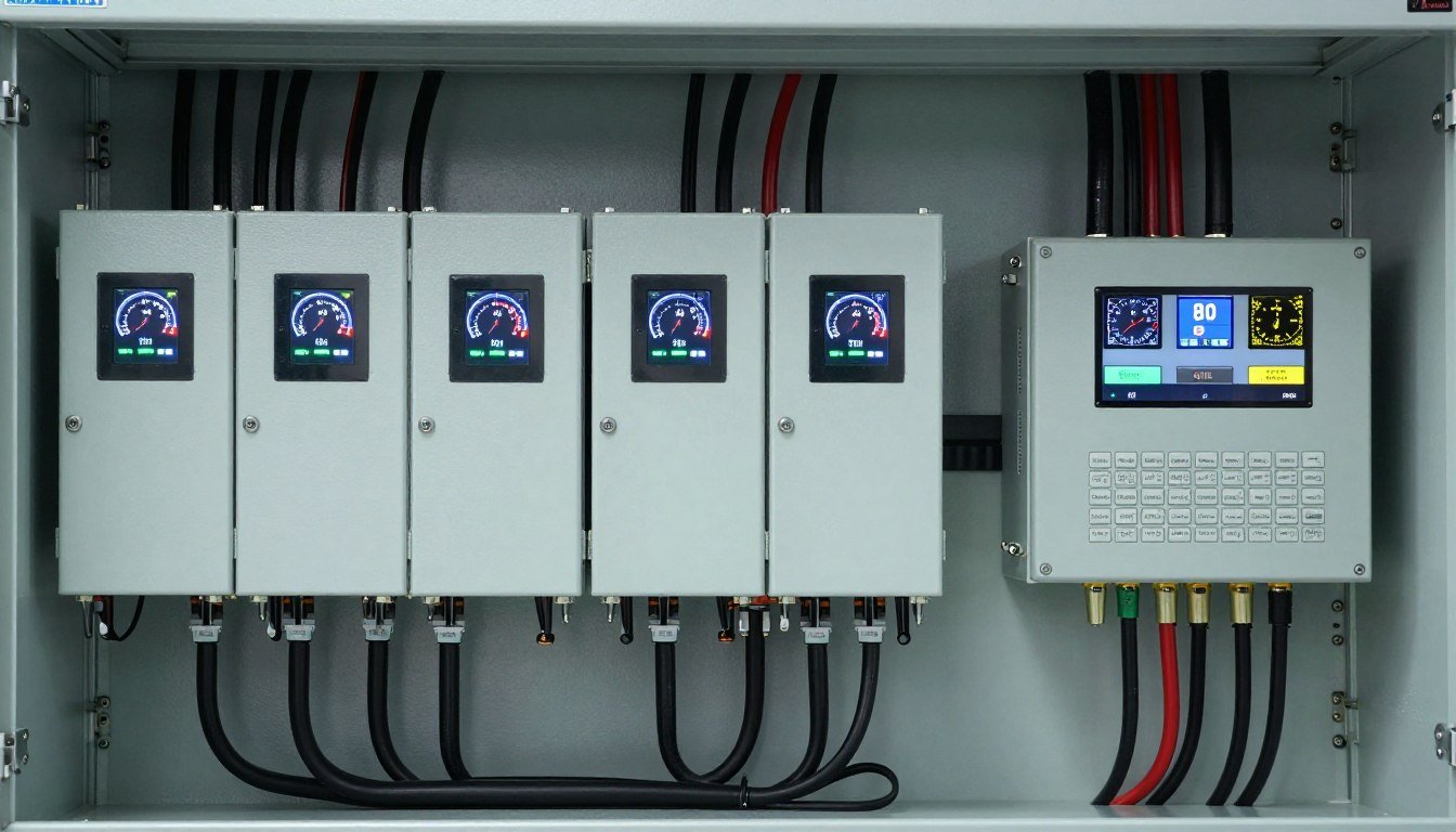 Energy efficient VFD control cabinet for feed mill