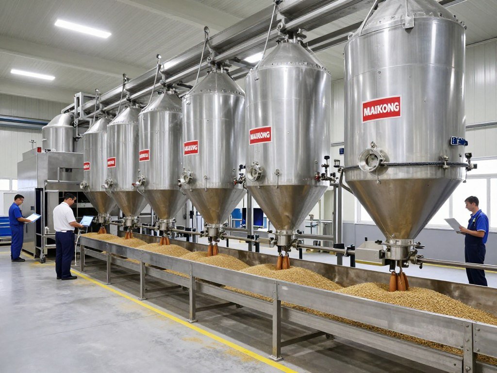European cattle feed production facility with MAIKONG equipment