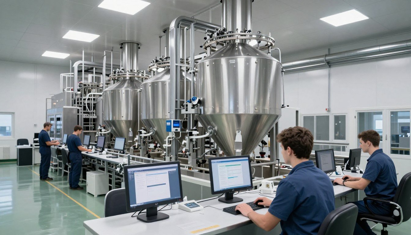 European feed production facility with MAIKONG equipment