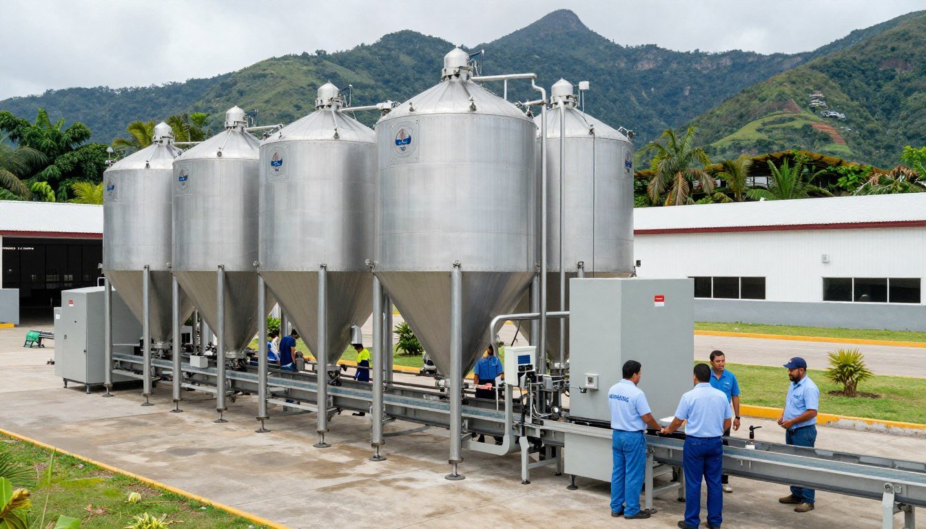 Feed production facility in South America