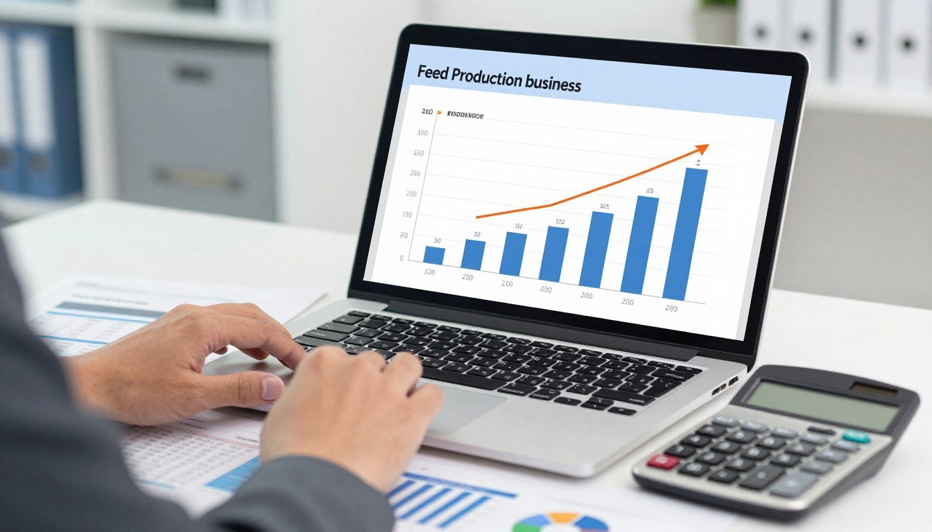 Financial analysis dashboard for cattle feed production