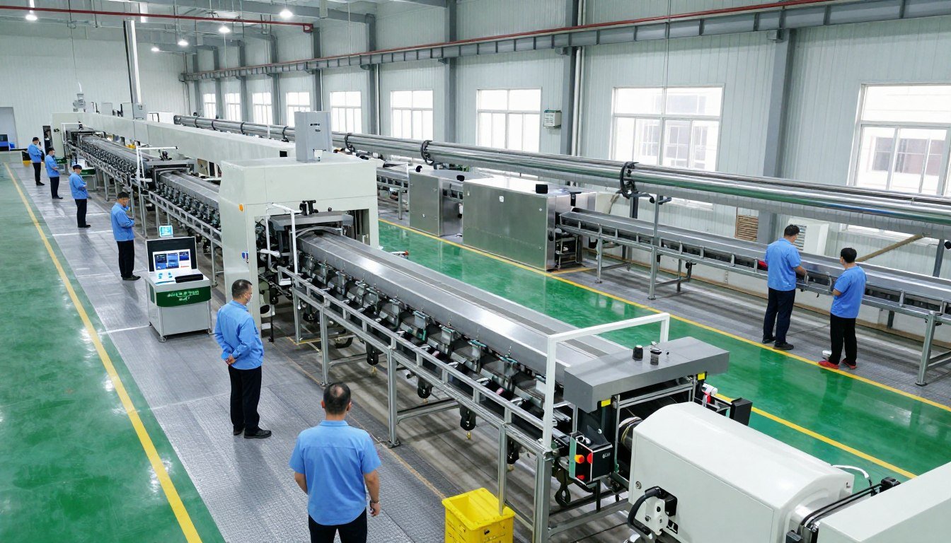 Fish feed production line factory tour