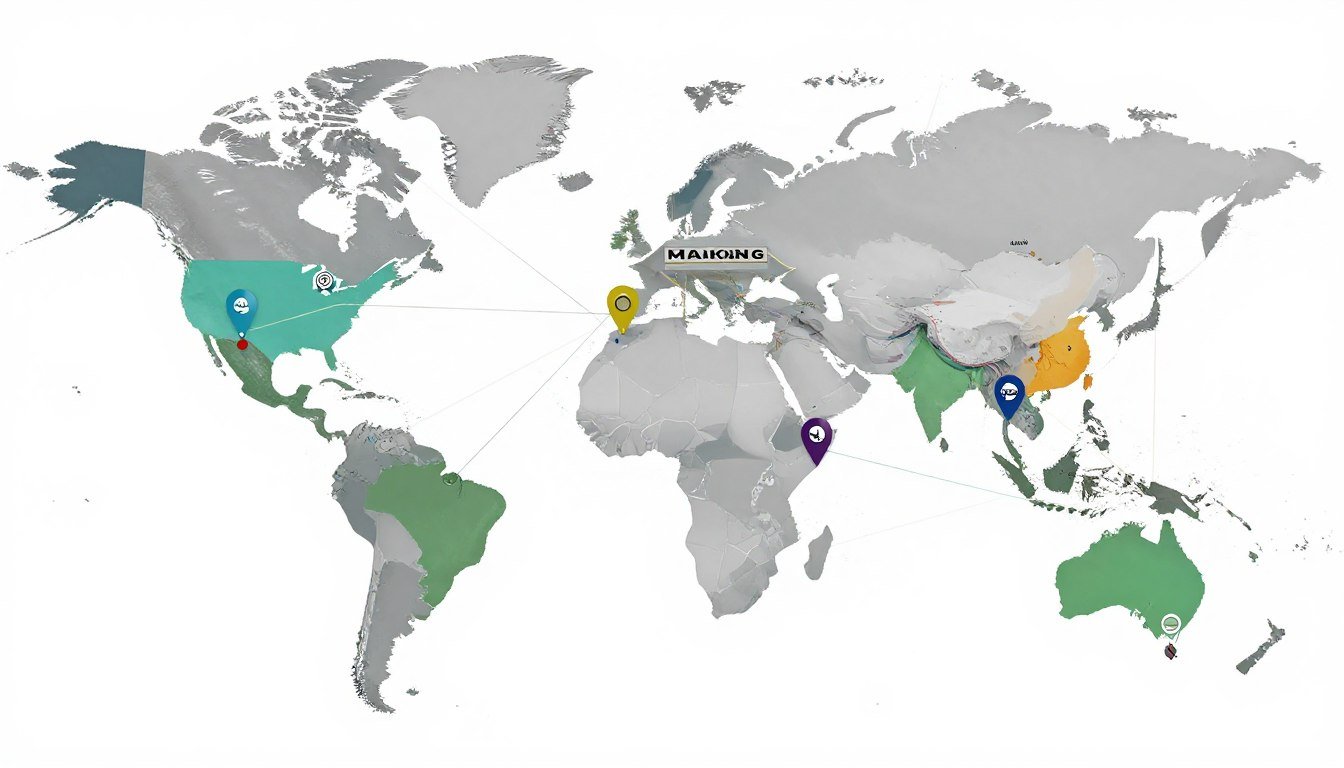 Global MAIKONG installations map