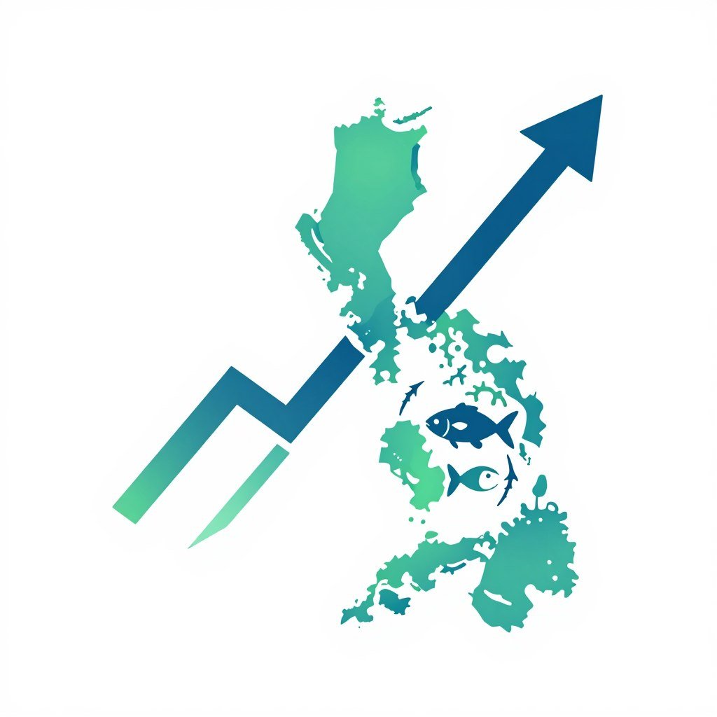 Growing market icon representing Philippine aquaculture expansion