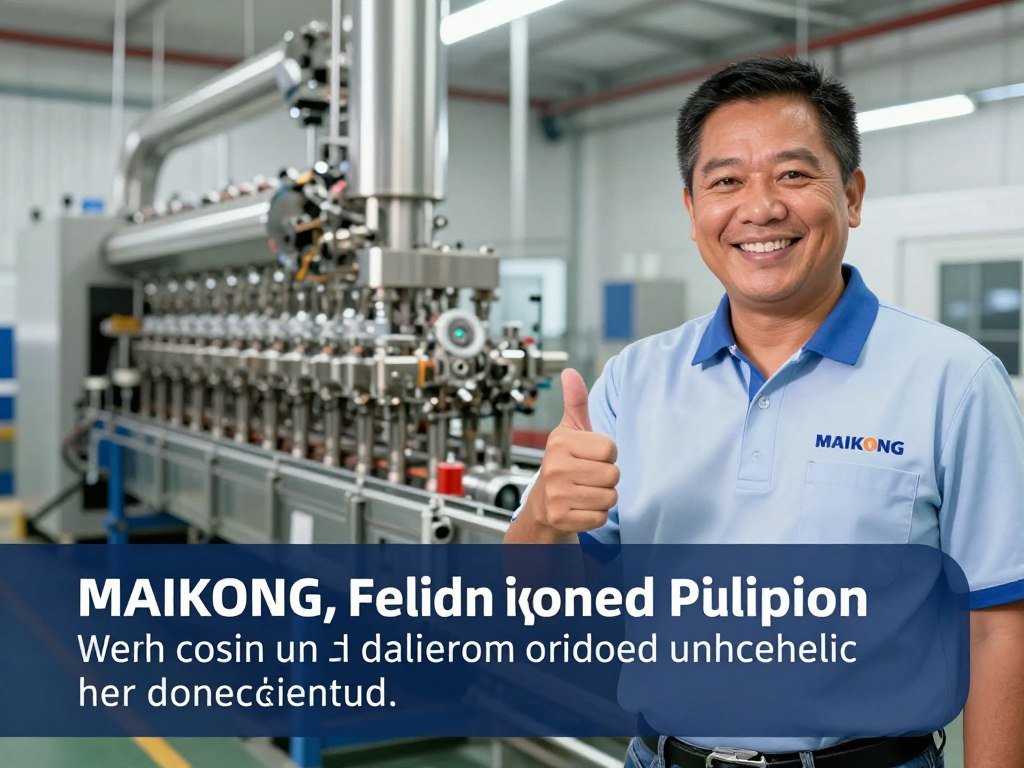 Happy customer with installed feed production line Happy customer with installed feed production line