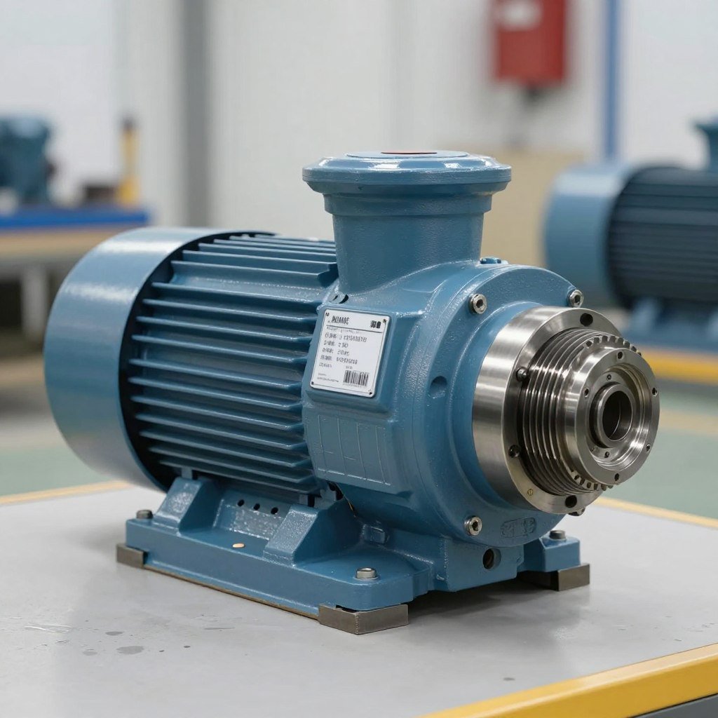 Heavy-duty electric motor and gear reduction system powering pellet machine