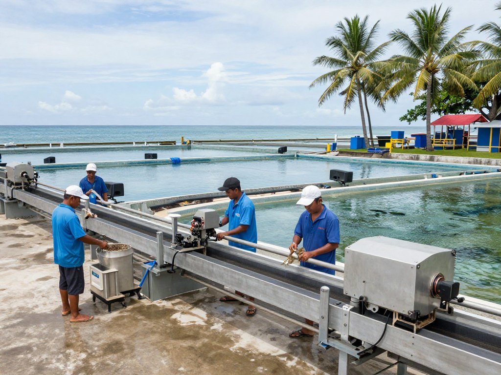 Indonesia shrimp feed facility