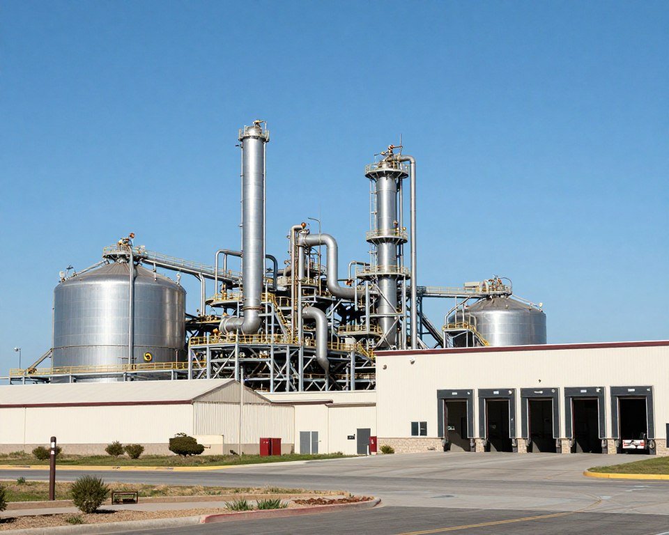 Industrial fertilizer production facility in California