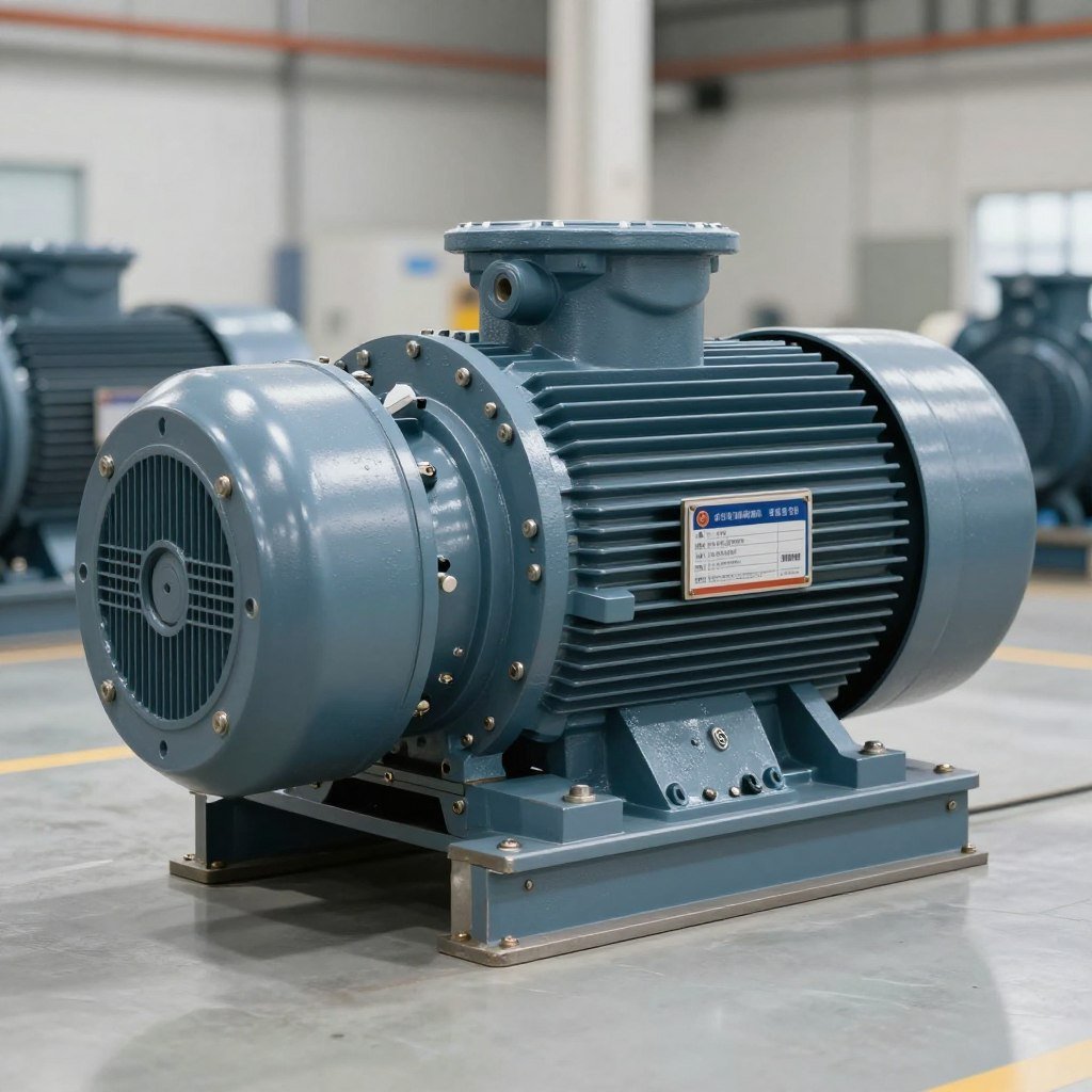 Industrial motor and gearbox assembly for feed production equipment Industrial motor and gearbox assembly for feed production equipment