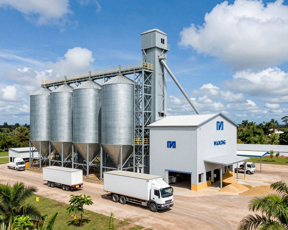 Large MAIKONG production facility in Brazil serving tilapia industry