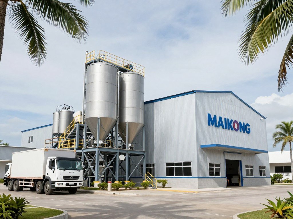 MAIKONG 12 ton per hour layer feed plant in Philippines