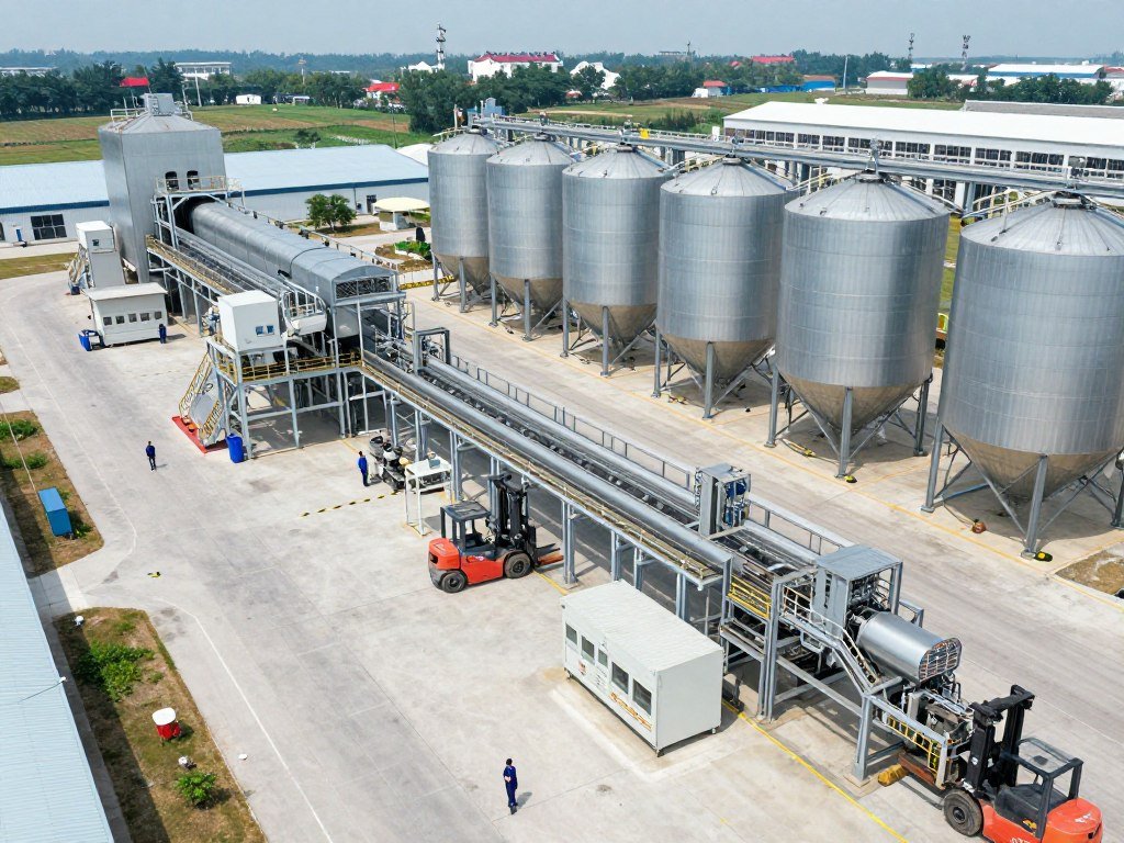 MAIKONG 25 ton per hour multi-species feed plant in Vietnam