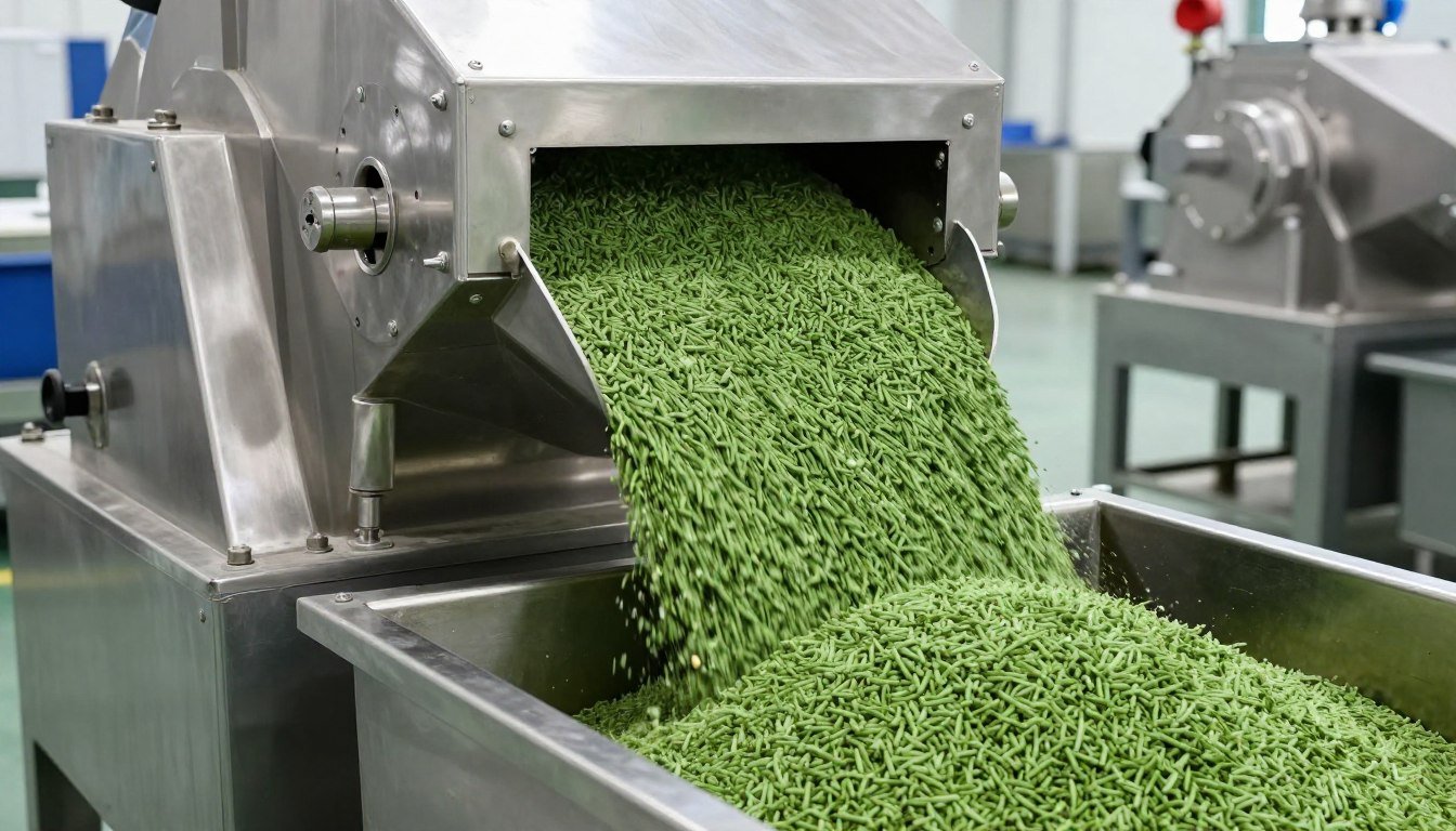 MAIKONG alfalfa pellet machine MK-002 producing dense green pellets