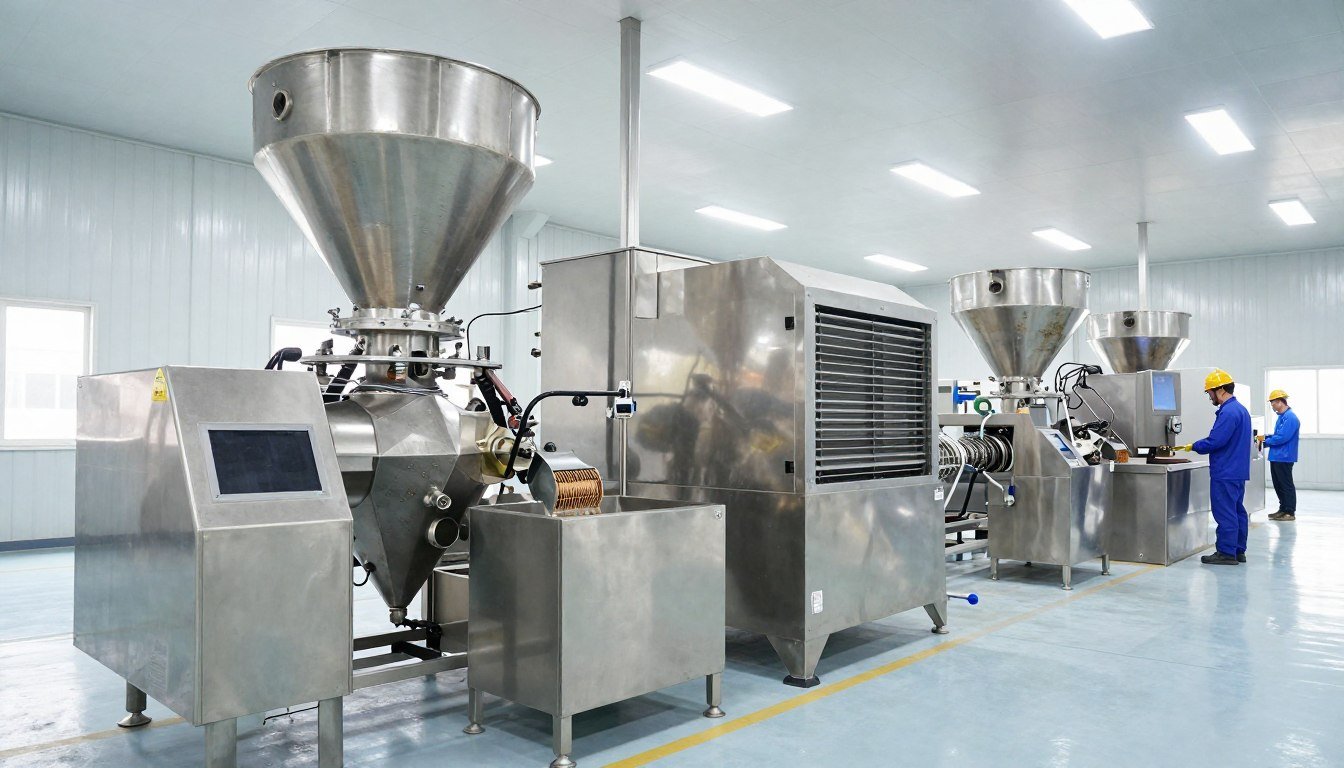 MAIKONG animal feed production line MK-006 complete manufacturing system in modern feed mill facility