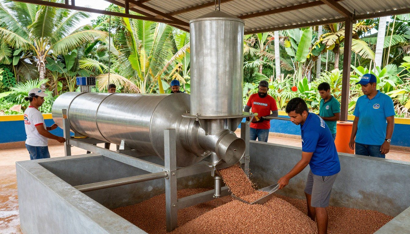 MAIKONG aquaculture feed mill in Brazilian fish farm