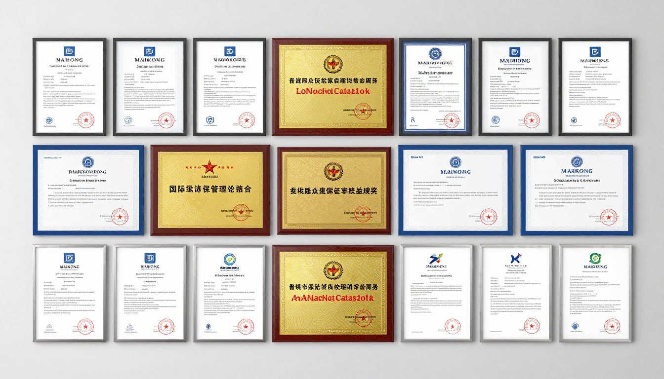 MAIKONG certifications and quality awards