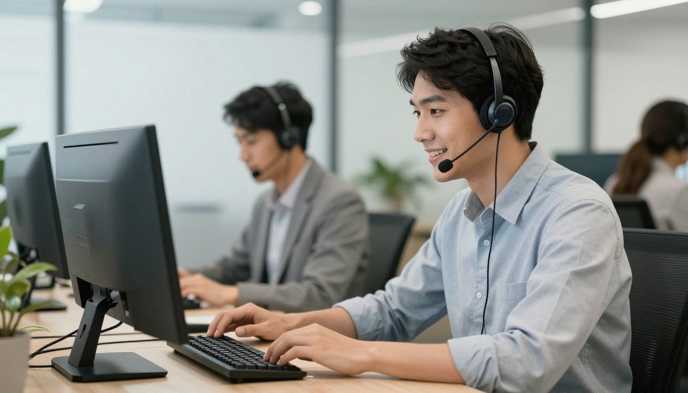 MAIKONG customer support representative assisting client