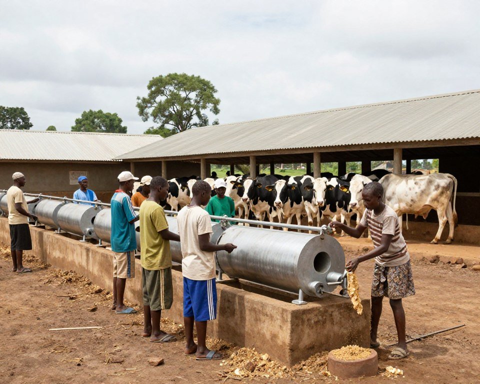 MAIKONG dairy cattle feed production line serving Kenyan small-holder farmers