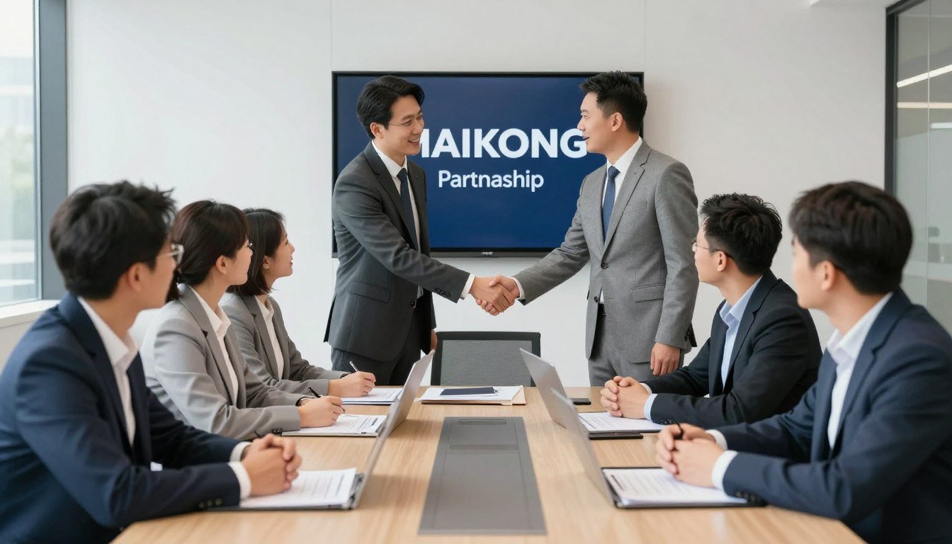 MAIKONG dealer network meeting showing partnership opportunities