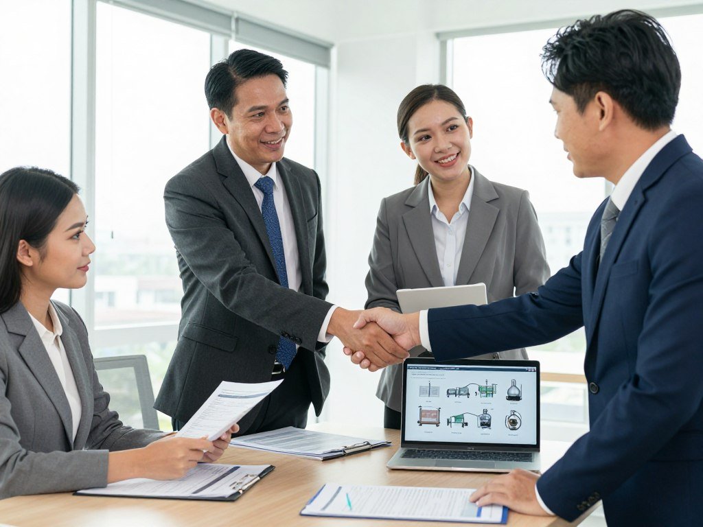 MAIKONG dealer partner meeting with Philippine farm owner